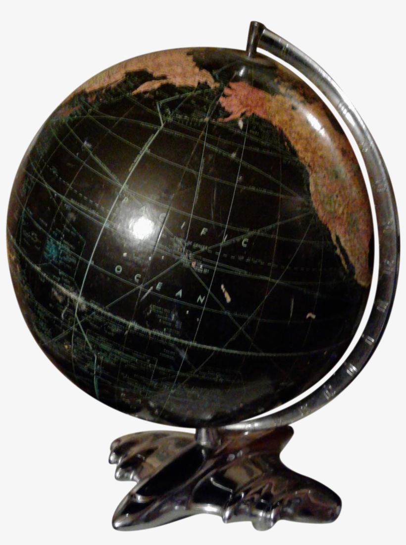 Weber Art Deco World Globe On Chairish - Globe, transparent png