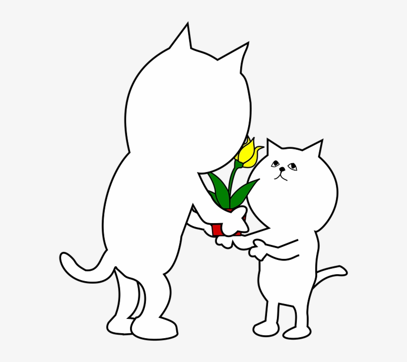 Gift Inheritance Parent Child Cat Cartoon Family - Cartoon, transparent png
