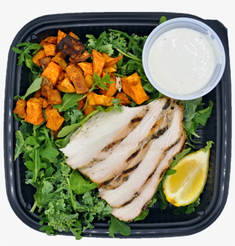 Kale And Arugula Cesar Salad With Sweet Potato Performance - Jokbal, transparent png