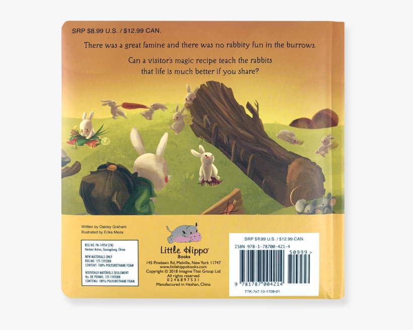 Little Hippo Carrot Soup Children's Book - Grassland, transparent png