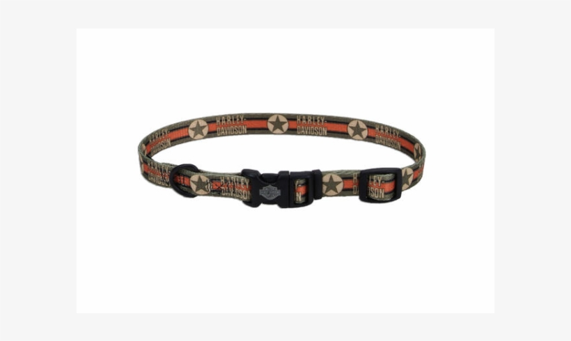Hd Adj Nylon Collar 5/8"x18" Vintage Military Star - Bracelet, transparent png