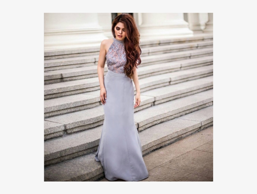 Sale High Neck Prom Dress, Bridesmaid Dress Mermaid, - Dress, transparent png