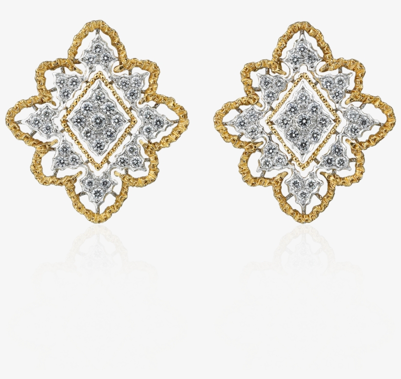 Buccellati - Earrings - Button Earrings - Earrings - Stud Diamond Earring Designs, transparent png