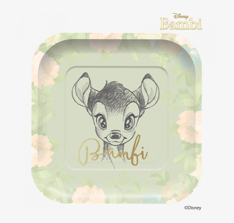 Disney Bambi Paper Plates - Bambi Dvd Cover, transparent png