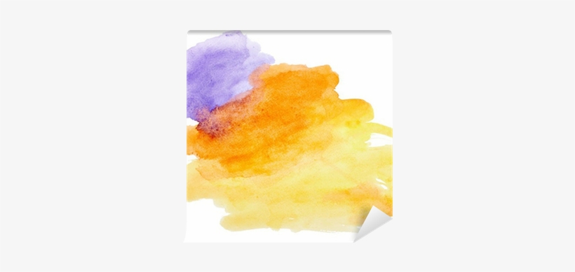 Color Strokes Watercolor Painting Art Wall Mural • - Watercolor Paint, transparent png