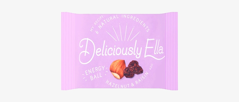 Hazelnut & Raisin Energy Ball - Deliciously Ella Cacao & Almond Energy Ball 1 Ball, transparent png