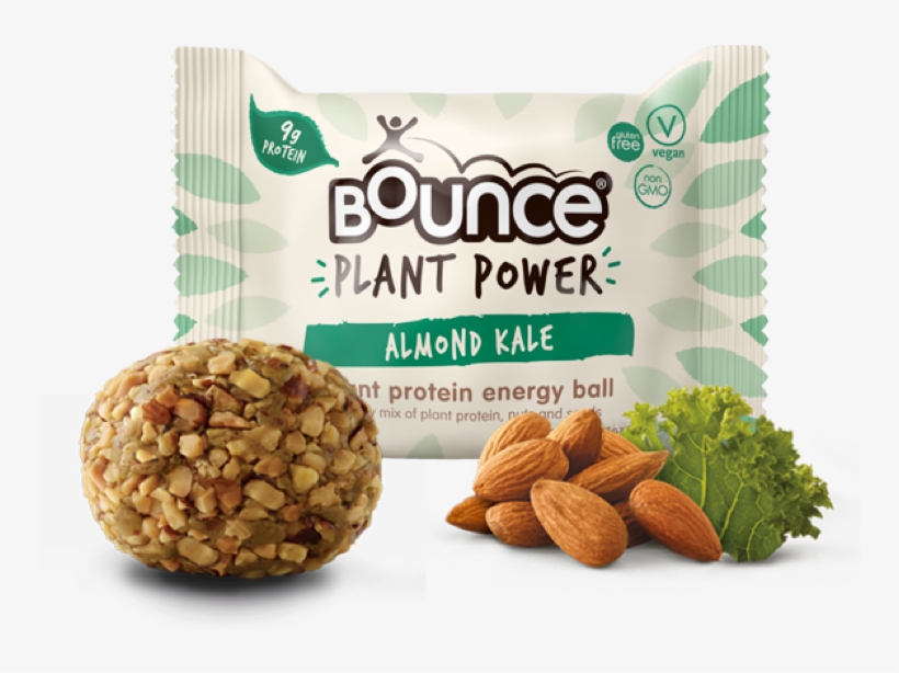 Vegan Energy Balls - Bounce Balls Plant Power Almond Kale (1 Ball), transparent png