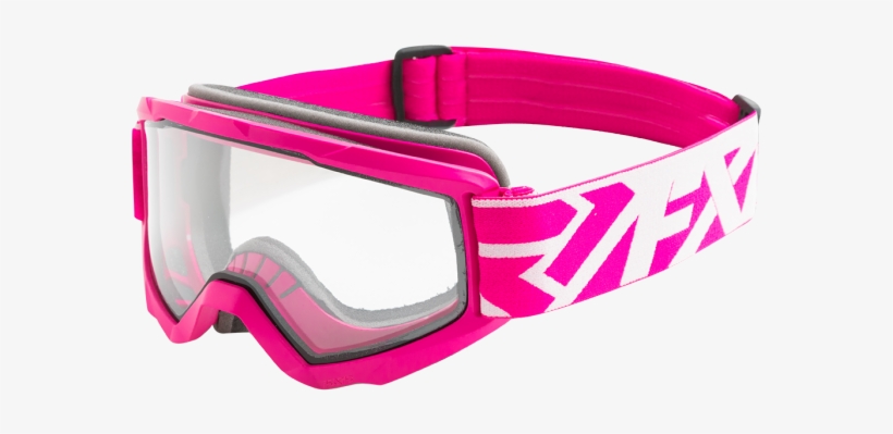 Fxr Squadron Snow Goggles Pink Frame With Clear Lens - Pink Fxr Goggles, transparent png