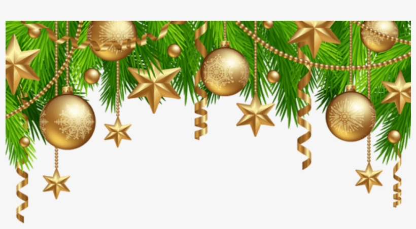 Christmas Ornament Border Png - Christmas Border Png Transparent, transparent png