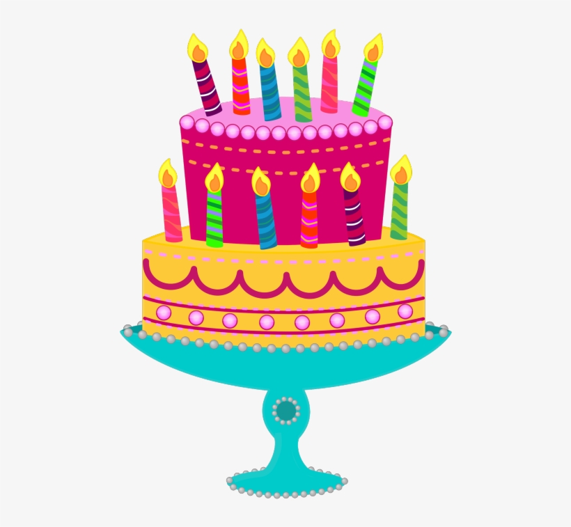 Shopkins Birthday Cake Clipart - Happy Birthday Clipart, transparent png