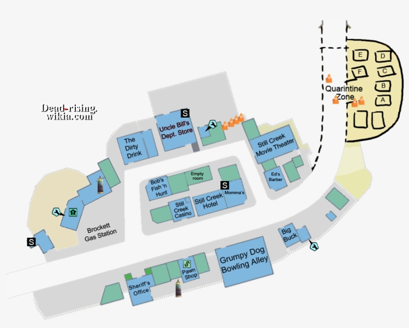 Case 0 Map Air Horn - Dead Rising 2 Case Zero Map, transparent png