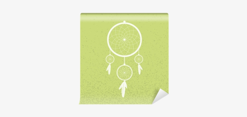 Dreamcatcher On Green Background Wall Mural • Pixers® - Circle, transparent png