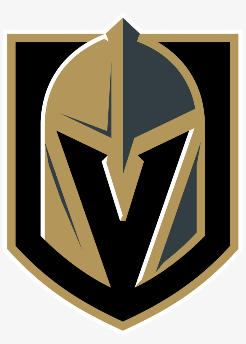 Spartan Helmet Instead Of A Knight's Helmet - Las Vegas Golden Knights Logo, transparent png