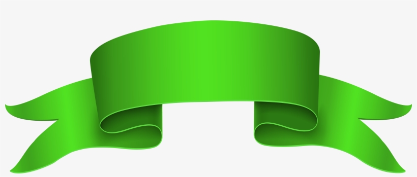 Green Banner Png Clip Art Image - Clip Art, transparent png