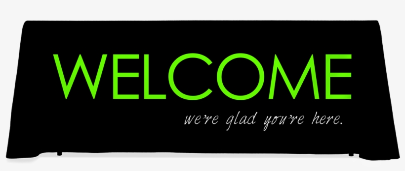 Black And Green Welcome - Green, transparent png