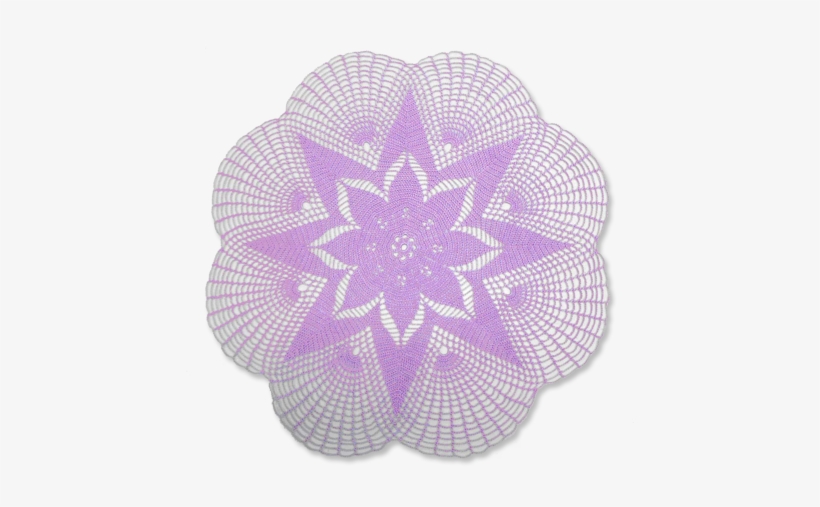 Doily Graphic Star White - Painting, transparent png