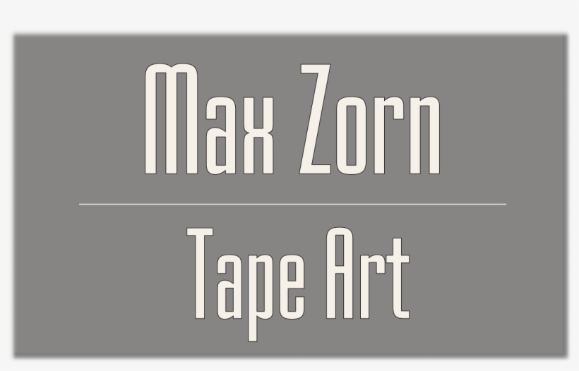 Tape Art, By Max Zorn, A Street Artist From Amsterdam, - Management, transparent png