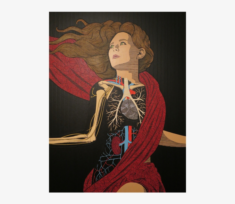 Sculpture Alum Depicts Human Anatomy With Masking Tape - Masking Tape, transparent png