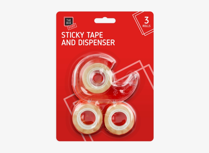 Tape Dispenser & Tape Set - Adhesive Tape, transparent png