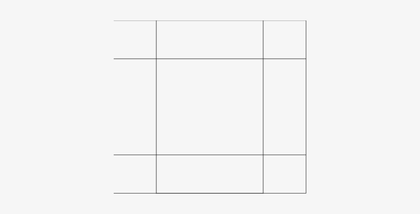 Definition Of The Corner, Border And Central Part Of - Symmetry, transparent png