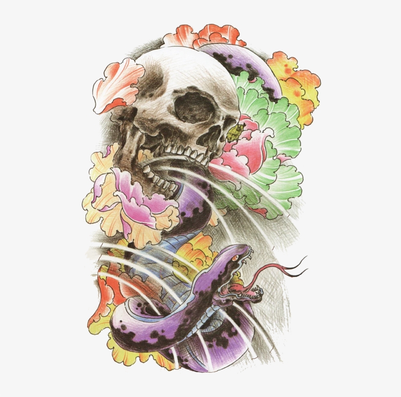Find Gifts For Him At The Skull Man Zazzle - Flower Skull Print Shirt, transparent png