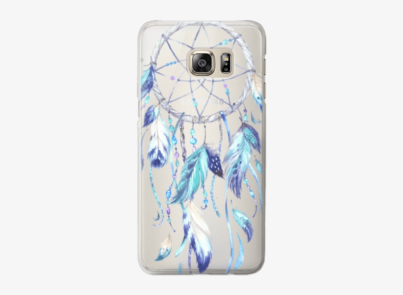 Watercolor Blue Dreamcatcher Feather Dream Catcher - Marmont Hill Blue Dreamcatcher By Melanie Clarke Framed, transparent png