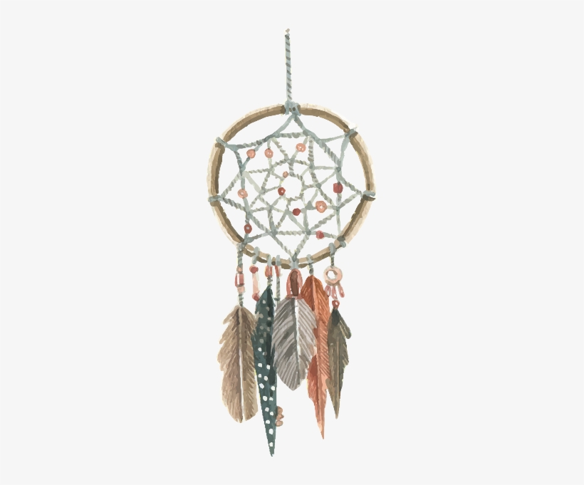 Watercolour Watercolor Dreamcatcher Ftestickers Freetoedit - Acuarela Atrapasueños Png, transparent png