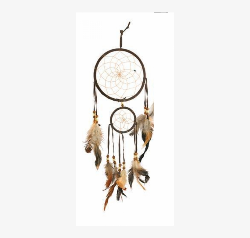 Brown Double Tiered Dreamcatcher With Turquoise Bead, - Modelos De Atrapasueños, transparent png
