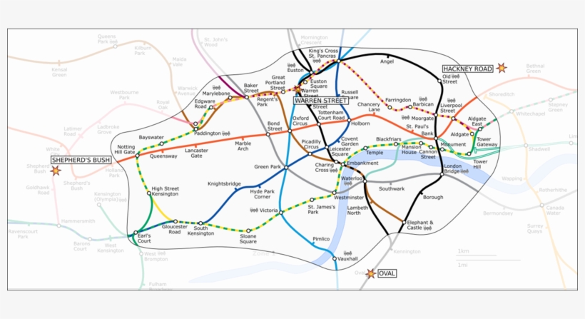 21 July London Explosions Locations New - London Underground Map, transparent png
