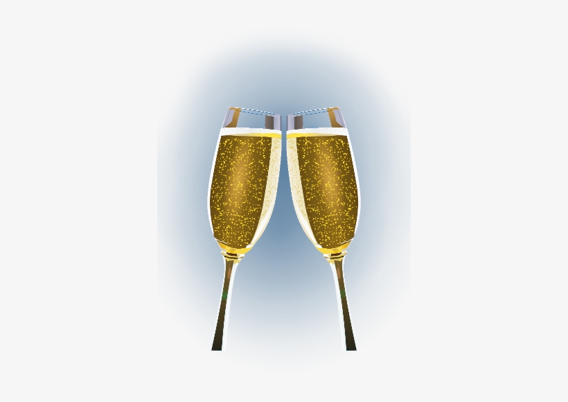 Clipart Library Library New Year Champagne Glasses - Clip Art, transparent png