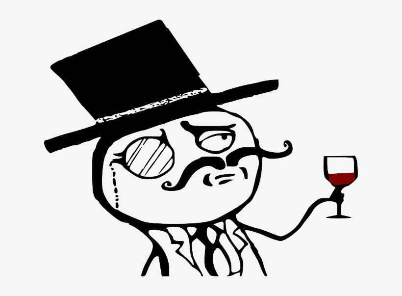 Monocle, Gentleman, Wine Glass, Topper, Cheers, Toast - Monocle Guy, transparent png