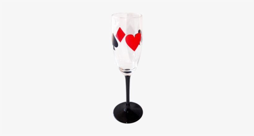 Buy Card Suits Champagne Flute - Champagne, transparent png