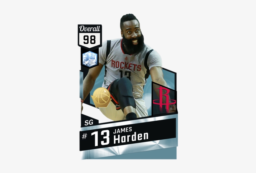 James Harden Diamond Card - James Harden 2k17, transparent png