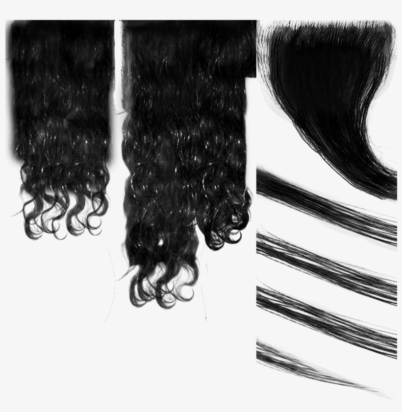 Optional Diffuse Texture - Lace Wig, transparent png