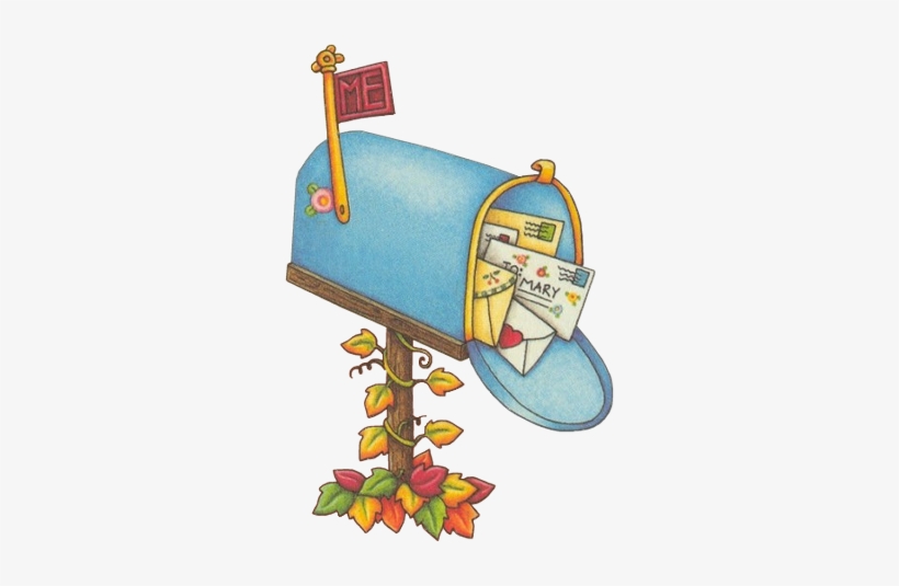 Mailbox Mary Englebreit - Fall Mail Box Clip Art, transparent png