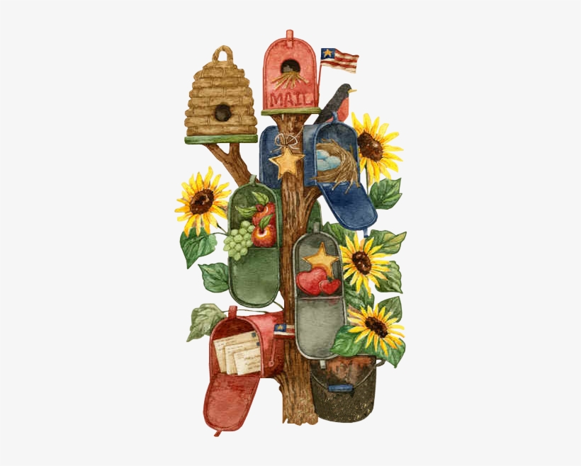 You Got Mail Hurry Check Your Comments - Evergreen Mailbox Tree House Flag, transparent png
