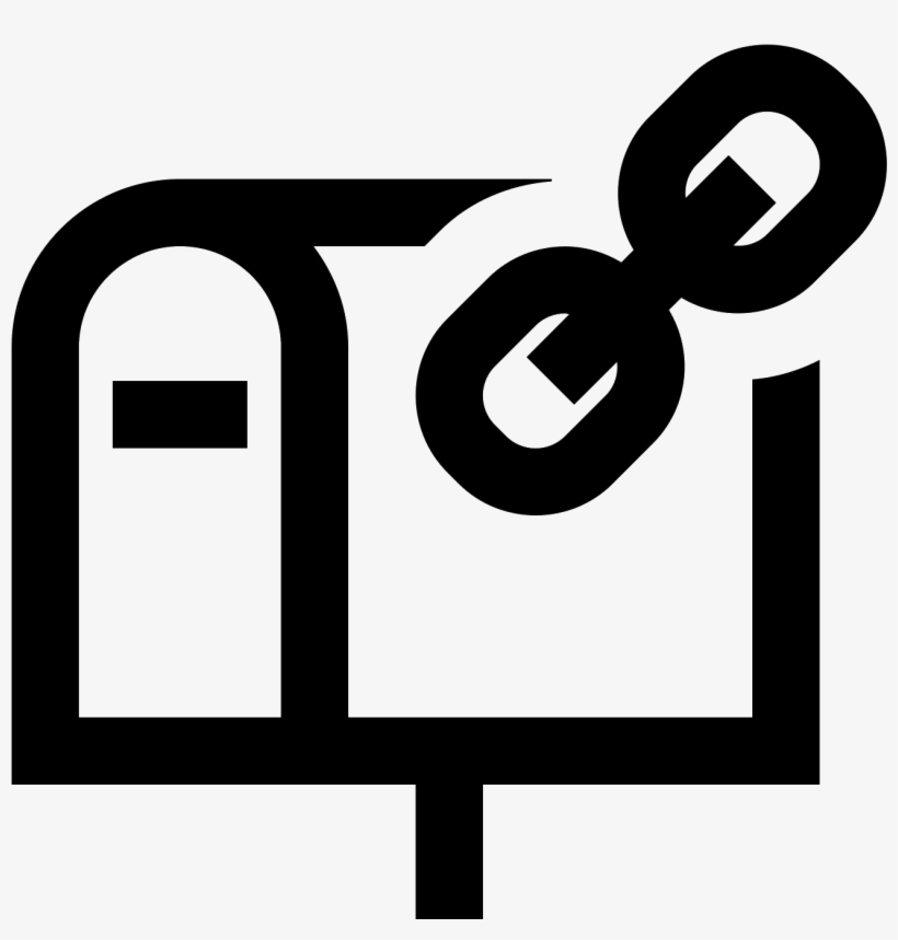 Linked Mailbox Icon - Icone Boite Aux Lettres, transparent png