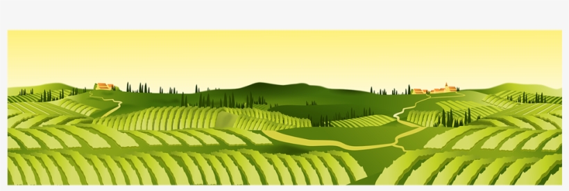 Agriculture, Hills, Landscape, Village - Agricultural Land Clipart, transparent png