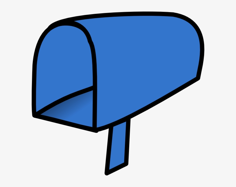 Blue Mailbox Open Svg Clip Arts 600 X 569 Px, transparent png
