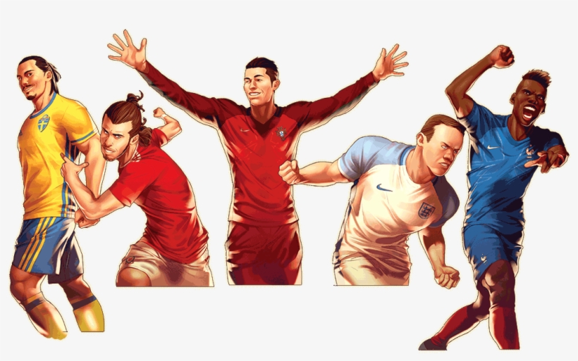 Heroes Of Euro - Hình Vẽ Zlatan Ibrahimovic, transparent png