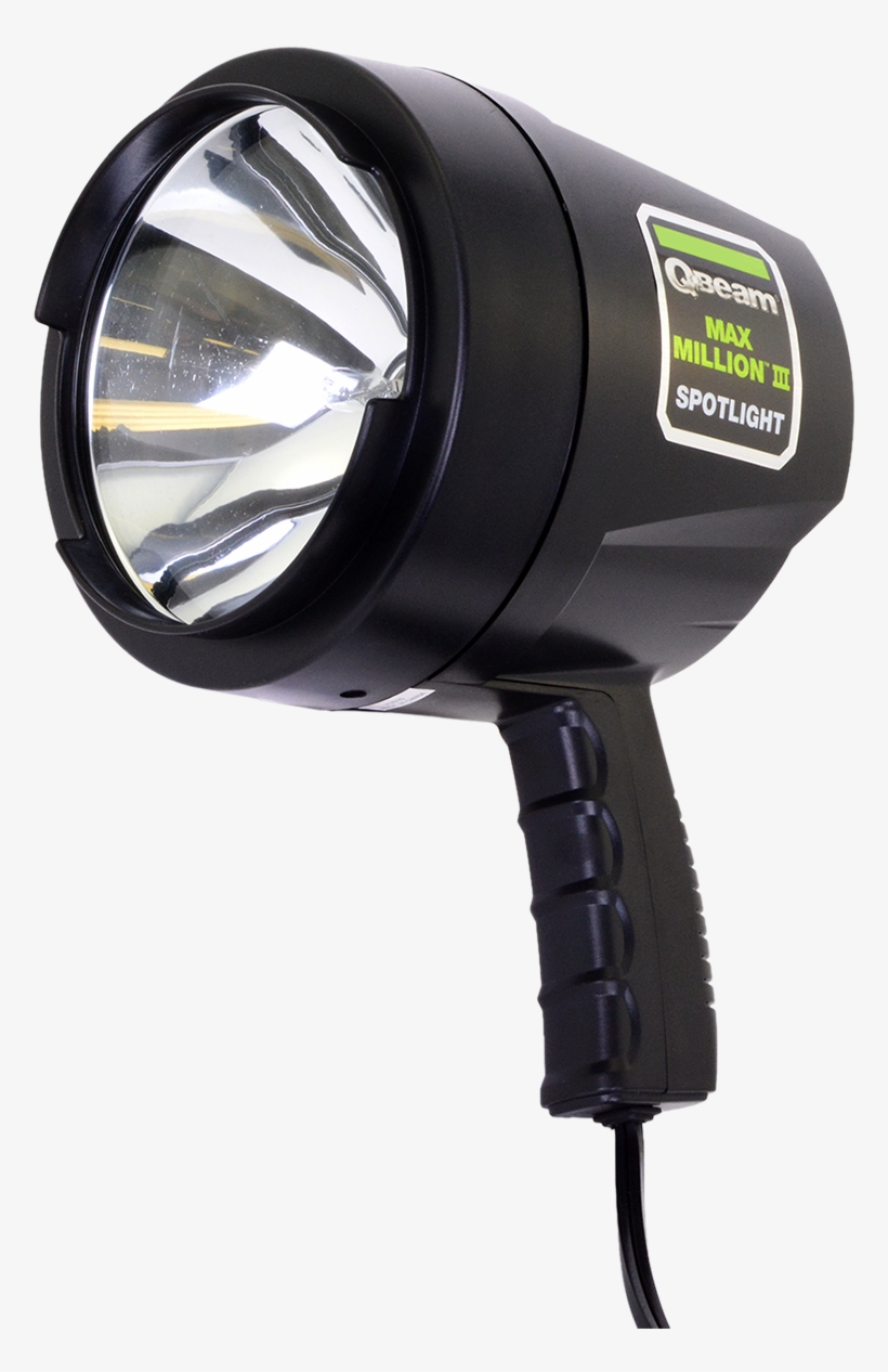 Q-beam Performance Max Million Iii 1560 Dc Spotlight - Max Flashlights By Q-beam - Max Million Iii Water-resistant, transparent png