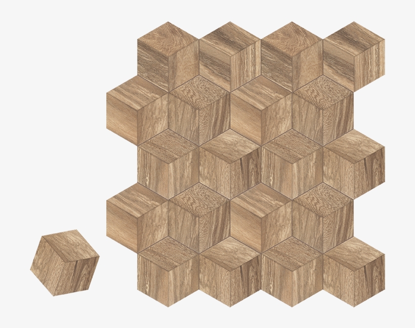Hexagonal Floor Tile - Hexagon Wood Floor, transparent png