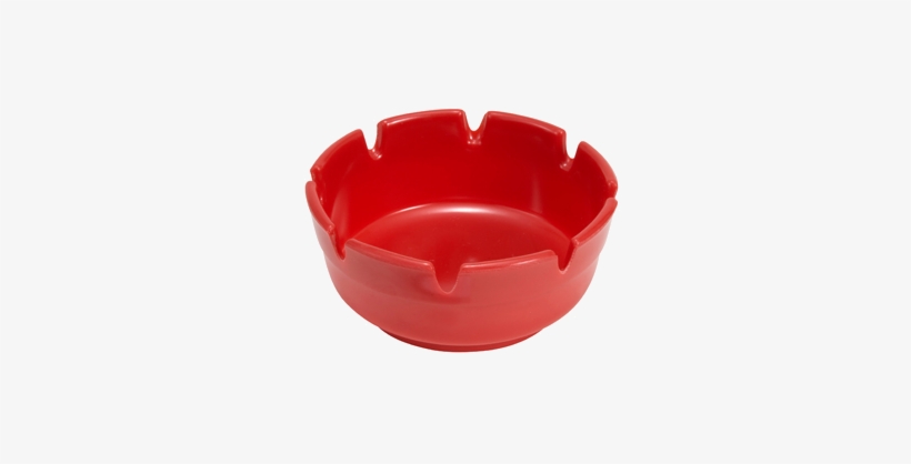 4" Diameter Red Ashtray, transparent png