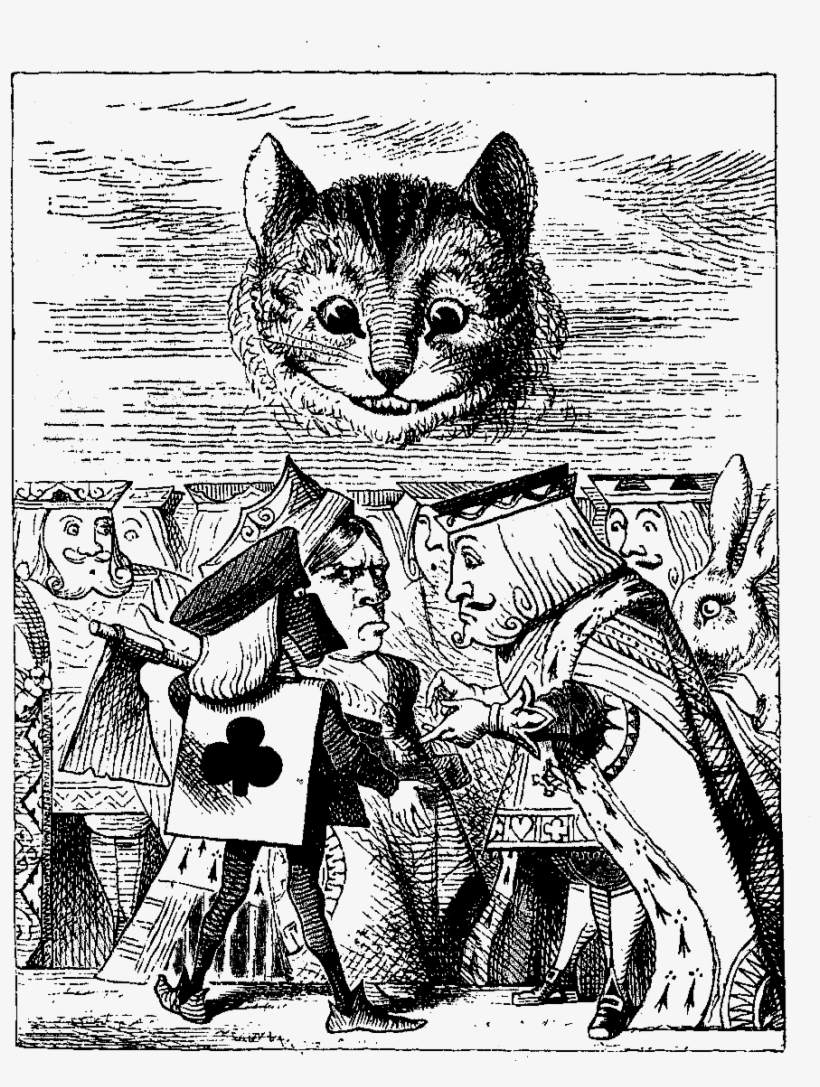 Alice In Wonderland Illustrations Cat - Cheshire Cat Alice's Adventures In Wonderland, transparent png