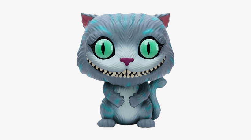 Alice In Wonderland - Alice In Wonderland Flocked Cheshire Cat Pop! Vinyl, transparent png