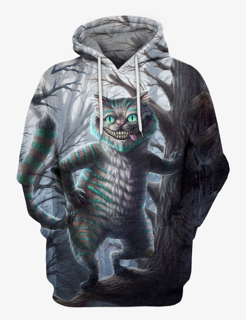 Cheshire Cat Alice In Wonderland 3d Hoodie Alice In Wonderland
