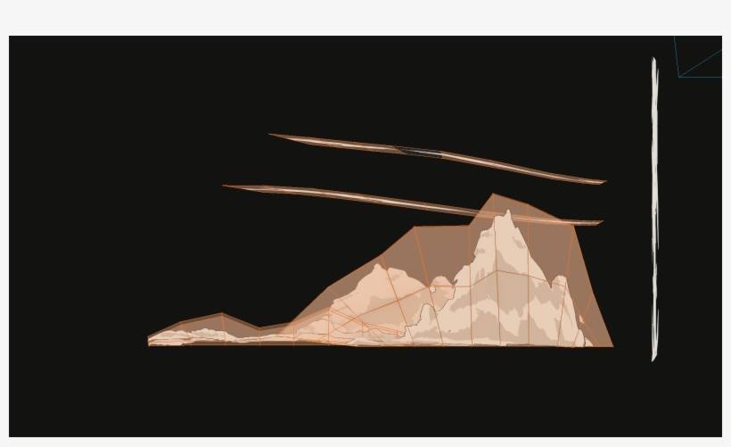 It Is A Mix Of Simple Mesh And Texture - Architecture, transparent png