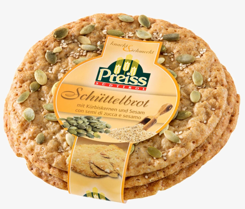 Crisp Bread With Pumpkin And Sesame Seeds - Preiss Schüttelbrot, transparent png