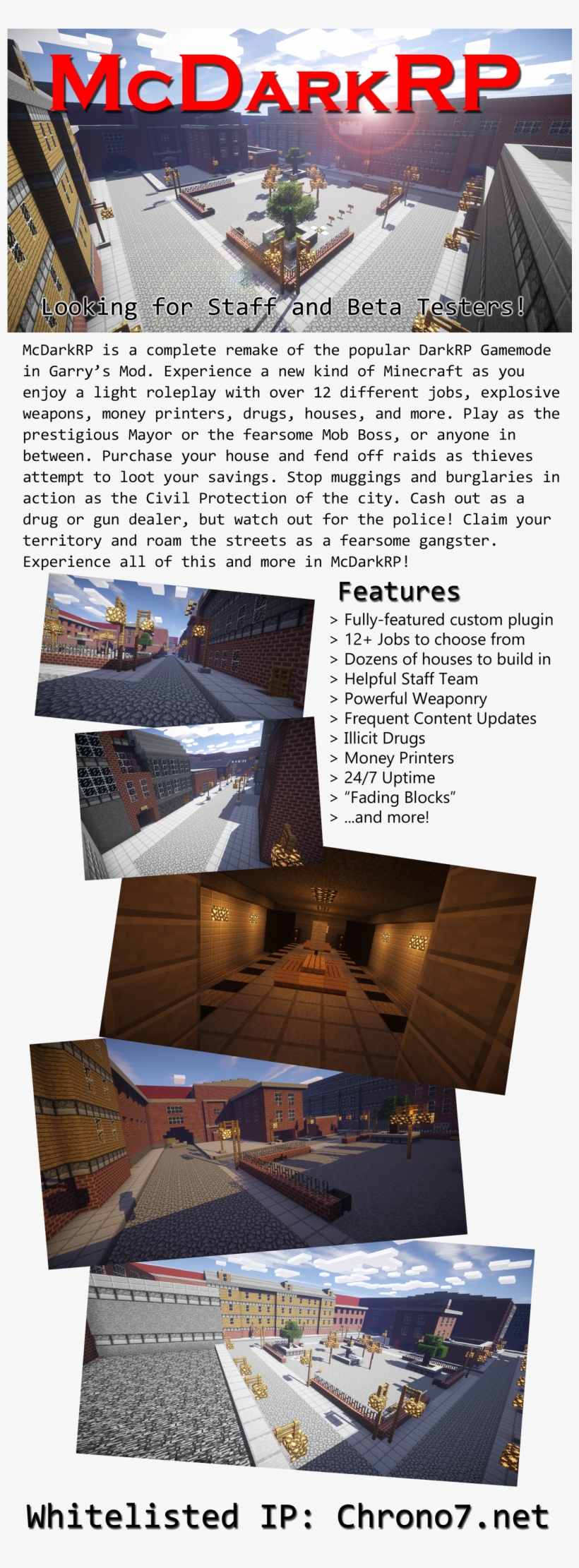 Mcdarkrp Is An Upcoming Minecraft Server That Will - Plywood, transparent png