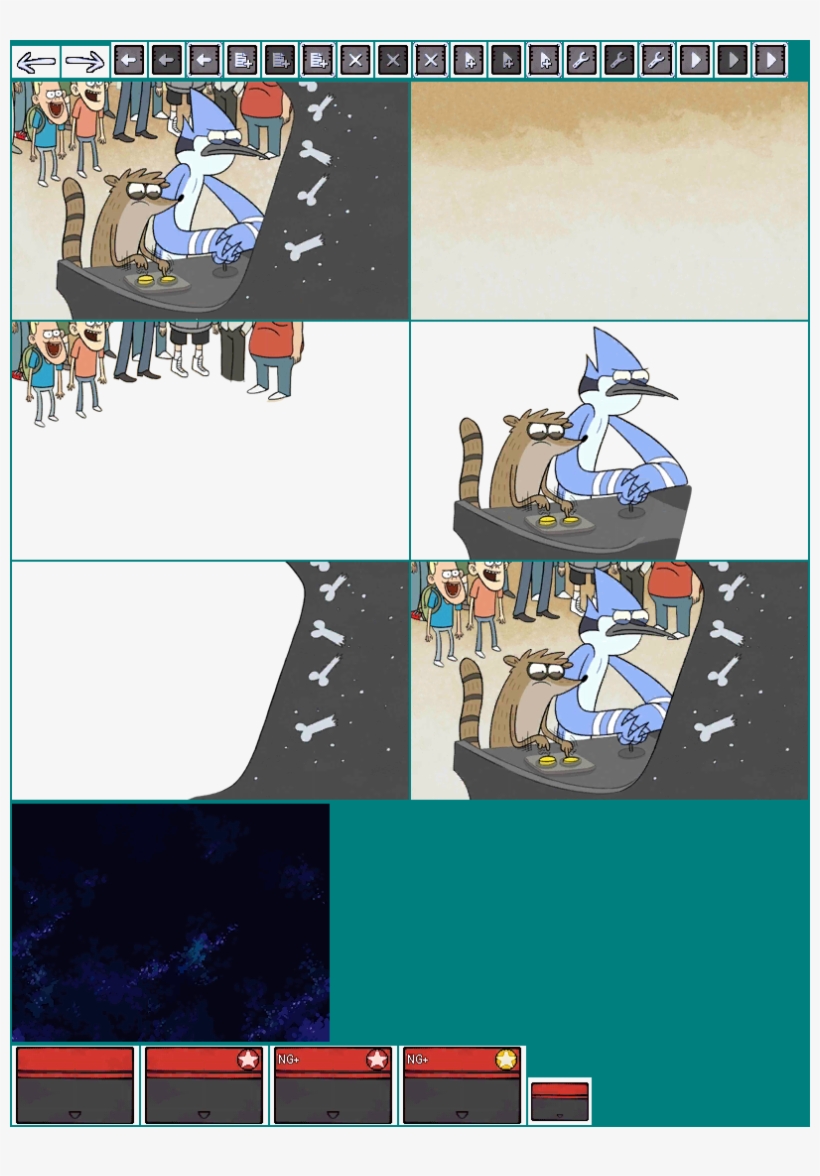 Click For Full Sized Image File Select - Spriters Resource Regular Show Mordecai And Rigby, transparent png